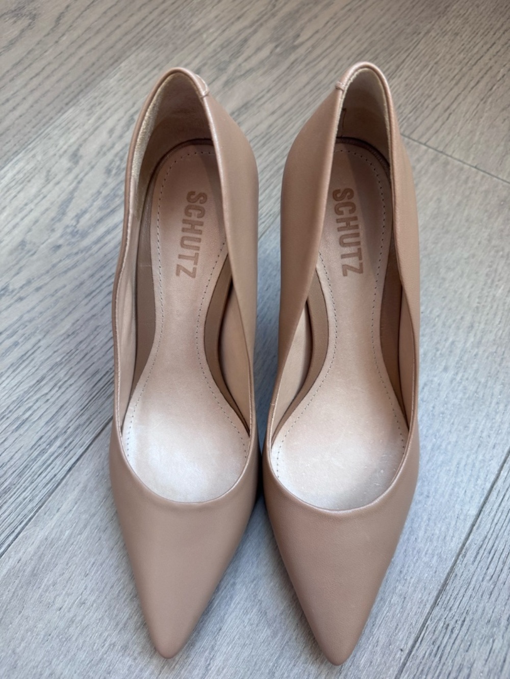 SCHUTZ, Rosie Pump (3.3 In/Mid Heel), US Size 6.5, Color Desert - Picture 2 of 9